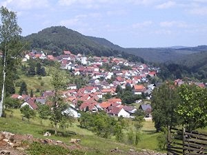 Unser Dorf Iggelbach vom Eckel aus gesehen